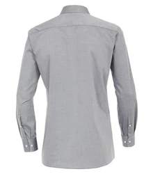 CASAMODA Langarmhemd Modern Fit Grau/Hellgrau/Dunkelgrau