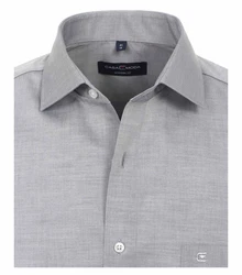 CASAMODA Langarmhemd Modern Fit Grau/Hellgrau/Dunkelgrau