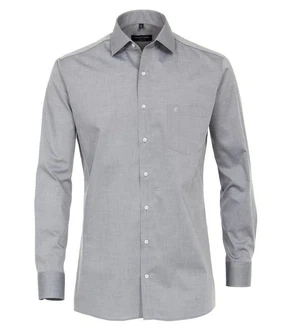 CASAMODA Langarmhemd Modern Fit Grau/Hellgrau/Dunkelgrau