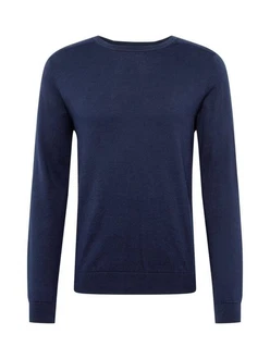 SELECTED HOMME Rundhalspullover SLHBERG CREW NECK