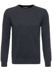 Way of Glory Strickpullover Dunkelgrau/Schwarz/Grau/Dunkelblau