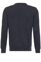 Way of Glory Strickpullover Dunkelgrau/Schwarz/Grau/Dunkelblau