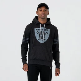 Troyer NFL LAS VEGAS RAIDERS Tonal Black Hoodie Pullover