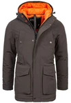 Indicode Kurzmantel Waters Dunkelgrün/Khaki/Orange/Schwarz