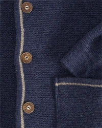Luis Steindl Strickjacke Hellblau/Dunkelblau/Blau