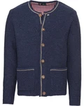 Luis Steindl Strickjacke Hellblau/Dunkelblau/Blau