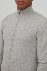 Indicode Strickjacke IDBadi Hellgrau/Grau