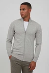Indicode Strickjacke IDBadi Hellgrau/Grau