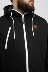 !Solid Kurzjacke SDTilden BT Übergangsjacke mit Kapuze Schwarz/Dunkelgrün/Dunkelgrau