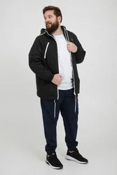 !Solid Kurzjacke SDTilden BT Übergangsjacke mit Kapuze Schwarz/Dunkelgrün/Dunkelgrau