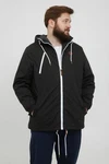 !Solid Kurzjacke SDTilden BT Übergangsjacke mit Kapuze Schwarz/Dunkelgrün/Dunkelgrau