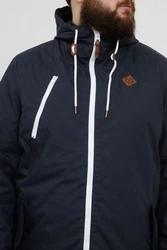 !Solid Kurzjacke SDTilden BT Übergangsjacke mit Kapuze Dunkelblau/Blau/Hellblau