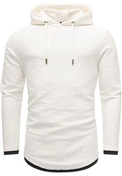 Amaci&Sons 2in1 Oversize Kapuzenpullover Hoodie Sweater Sweatjacke Pullover Sweatshirt (4014) Creme/Weiß/Khaki
