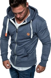 Kapuzenpullover TALLAHASSEE Herren Zipper Hoodie Herren Basic Kontrast Sweatjacke Pullover Hoodie Sweatshirt