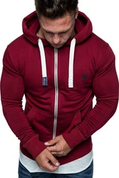 Amaci&Sons Herren Zipper Kapuzenpullover Sweatjacke Pullover Hoodie Sweatshirt (1-04029) 