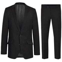 Paul Malone Anzug Herren Anzug modern Businessanzug regular fit (HA17) schwarz (HA16)