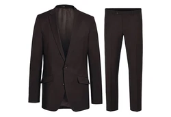 Paul Malone Anzug Herren Anzug modern Businessanzug regular fit (HA17) braun (HA19)
