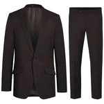 Paul Malone Anzug Herren Anzug modern Businessanzug regular fit (HA17) braun (HA19)