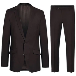 Paul Malone Anzug Herren Anzug modern Businessanzug regular fit (HA17) braun (HA19)