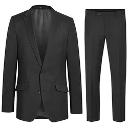 Paul Malone Anzug Herren Anzug modern Businessanzug regular fit (HA17) anthrazit (HA17)