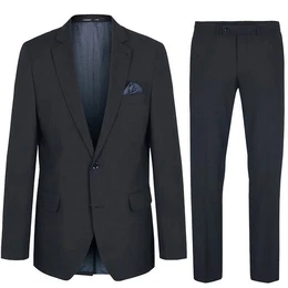 Anzug Herrenanzug modern regular fit - stretch (Set, 2-tlg., Sakko mit Hose) anthrazit HA14, Gr. 34