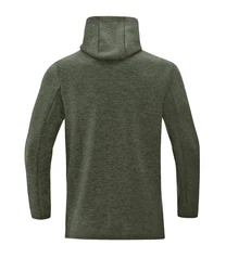 Jako Kapuzenjacke Premium Basics Dunkelgrün/Grün/Dunkelrot