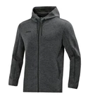 Jako Kapuzenjacke Premium Basics Anthrazit Meliert