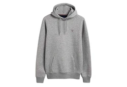 Gant Herren Sweat-Hoodie Kapuzen-Pullover Loopback Grau