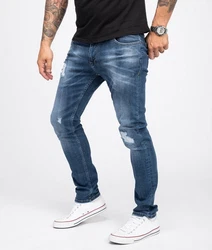 Indumentum Slim-fit-Jeans IS-304 Stonewashed Blau (IS-304)