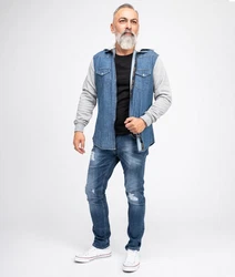 Indumentum Slim-fit-Jeans IS-304 Stonewashed Blau (IS-304)