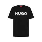 HUGO T-Shirt Dulivio schwarz/weiß
