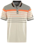 Hajo Poloshirt Orange/Grau/Beige/Khaki/Hellgrau