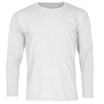 Fruit of the Loom Longsleeve Valueweight Grau/Weiß