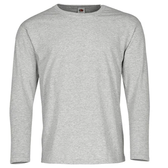 Fruit of the Loom Longsleeve Valueweight Grau/Hellgrau Fruit of the Loom Longsleeve Valueweight Grau/Hellgrau