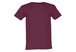 Fruit of the Loom Rundhalsshirt Original T-Shirt Dunkelrot/Lila/Rosa