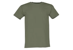 Fruit of the Loom Rundhalsshirt Original T-Shirt Dunkelgrün/Khaki