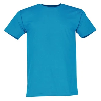 Fruit of the Loom Rundhalsshirt Original T-Shirt Türkis/Blau