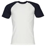 Fruit of the Loom Rundhalsshirt Valueweight Short Sleeve Baseball T Dunkelblau/Weiß/Hellblau