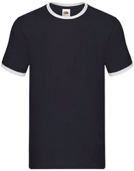 Fruit of the Loom Rundhalsshirt Valueweight RingerT Dunkelblau