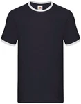 Fruit of the Loom Rundhalsshirt Valueweight RingerT Dunkelblau