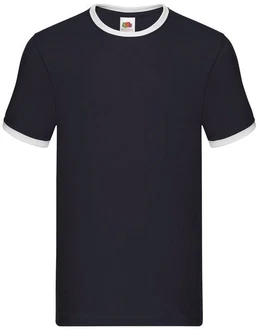 Fruit of the Loom Rundhalsshirt Valueweight RingerT Dunkelblau Fruit of the Loom Rundhalsshirt Valueweight RingerT Dunkelblau