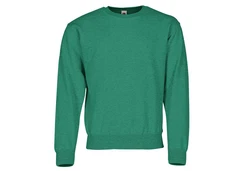 Fruit of the Loom Sweatshirt Classic Set-In Grün/Dunkelgrün/Türkis