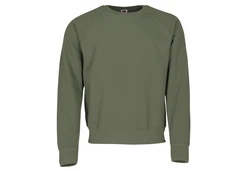 Fruit of the Loom Sweatshirt Classic Raglan Sweat Dunkelgrün/Khaki