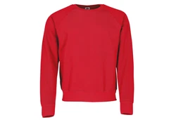 Fruit of the Loom Sweatshirt Classic Raglan Sweat Rot/Dunkelrot