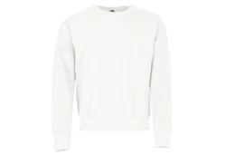 Fruit of the Loom Sweatshirt Classic Raglan Sweat Weiß/Grau/Creme/Hellgrau
