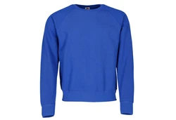Fruit of the Loom Sweatshirt Classic Raglan Sweat Blau/Hellblau/Dunkelblau
