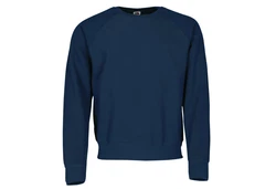Fruit of the Loom Sweatshirt Classic Raglan Sweat Dunkelblau/Blau