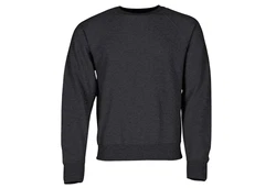 Fruit of the Loom Sweatshirt Classic Raglan Sweat Dunkelgrau/Grau/Dunkelblau