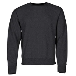 Fruit of the Loom Sweatshirt Classic Raglan Sweat Dunkelgrau/Grau/Dunkelblau