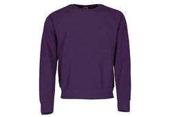 Fruit of the Loom Sweatshirt Classic Raglan Sweat Lila/Dunkelblau
